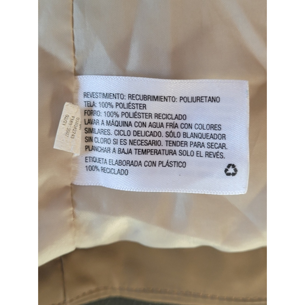 Kifs Cat & Jack rimmed HOOD Raincoat Size M Zipper Snaps lightly lined - Picture 9 of 10